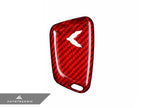 Kies-Motorsports AutoTecknic USA AutoTecknic Dry Carbon Remote Key Case - C8 Corvette Red Carbon