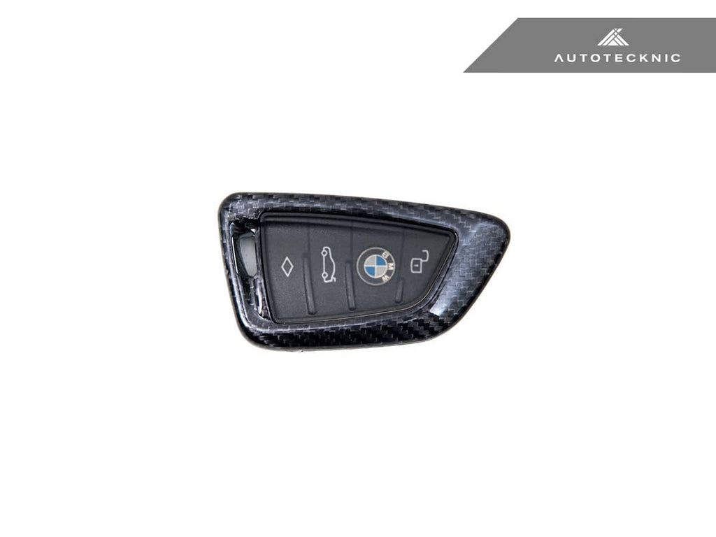 Kies-Motorsports AutoTecknic USA AutoTecknic Dry Carbon Remote Key Case - F39 X2 | G01 X3 | G02 X4 G01 X3 / Black Carbon (No Cutout Vent)