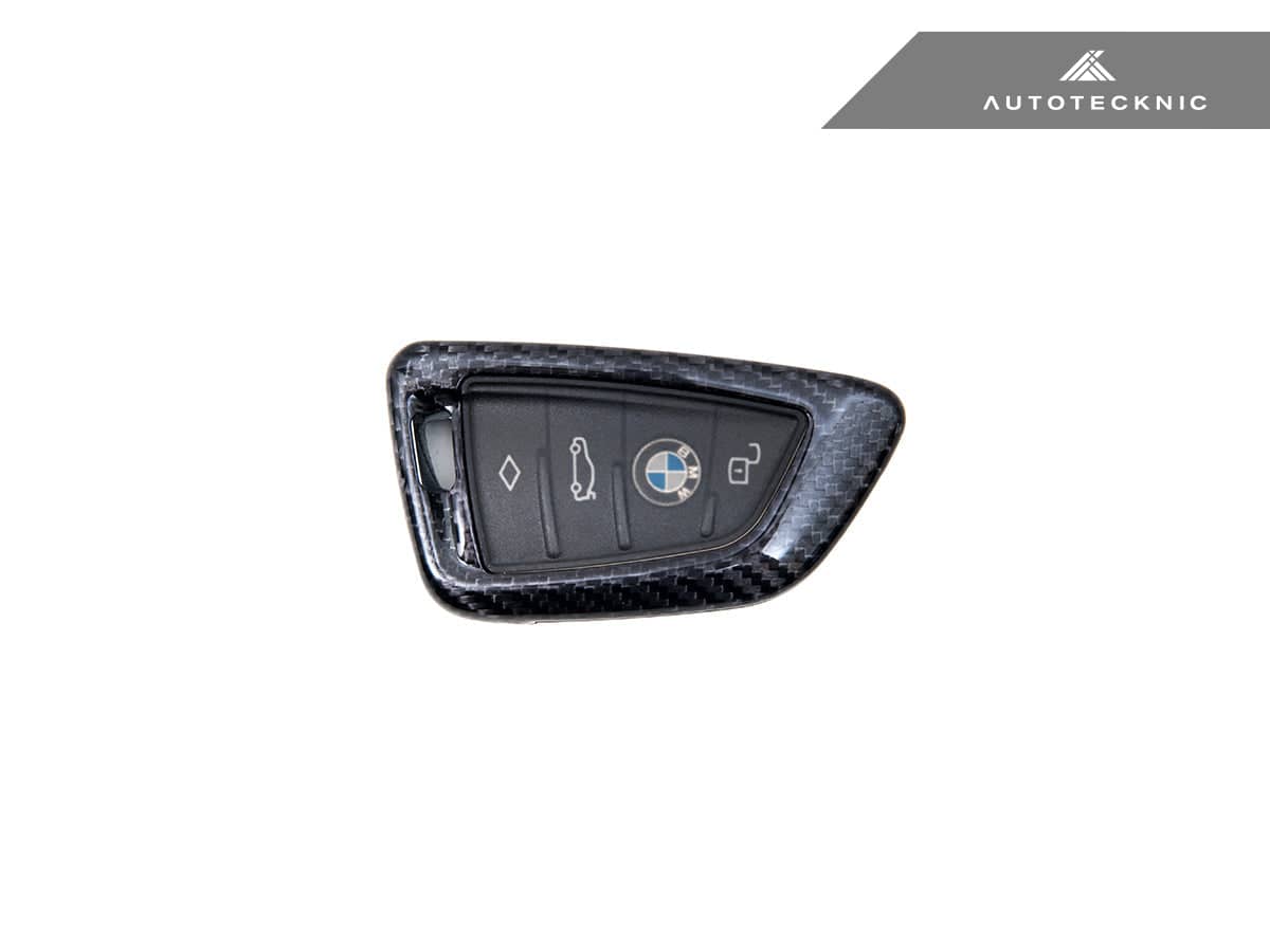 Kies-Motorsports AutoTecknic USA AutoTecknic Dry Carbon Remote Key Case - F39 X2 | G01 X3 | G02 X4 G01 X3 / Black Carbon (No Cutout Vent)