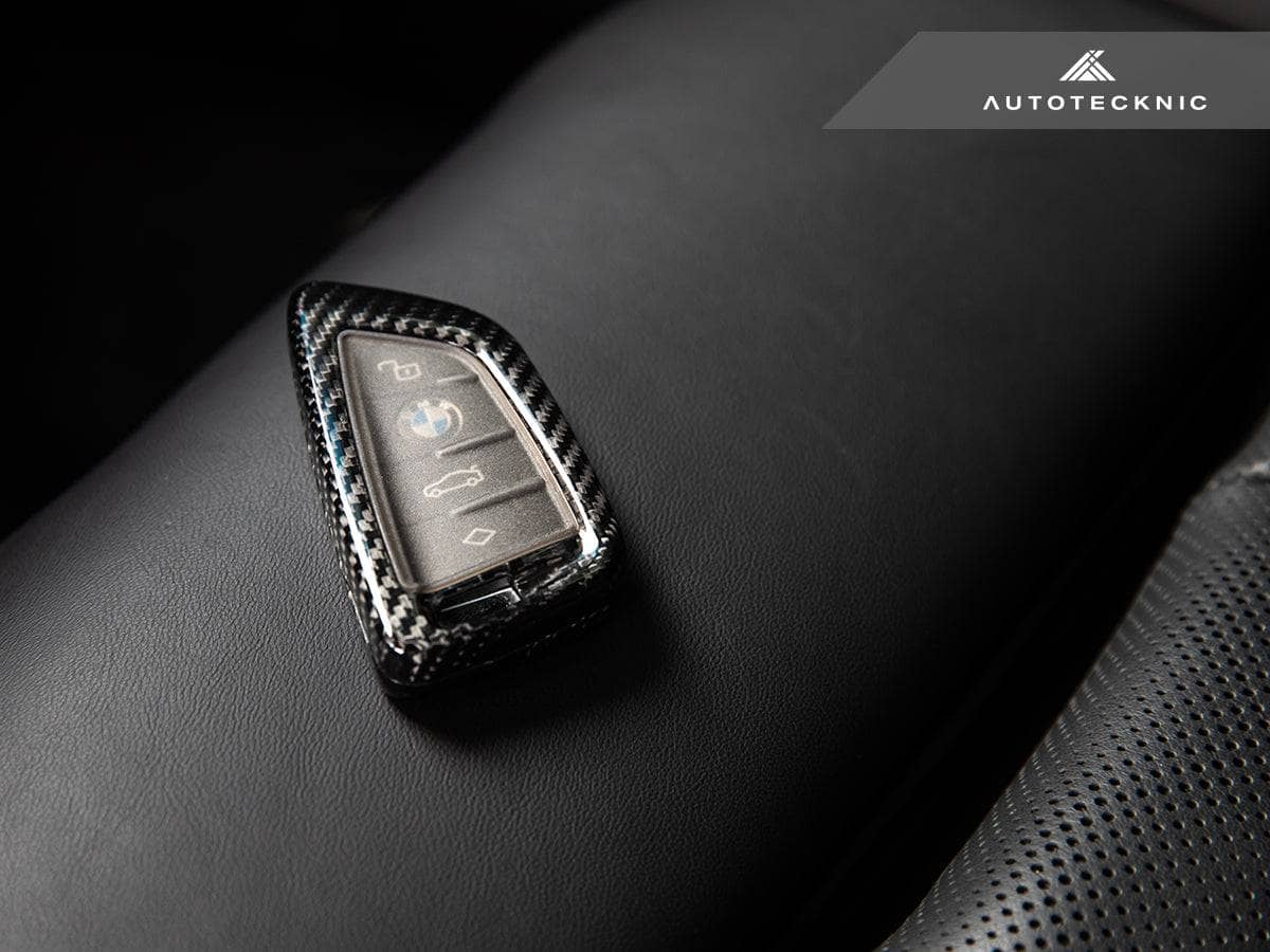 Kies-Motorsports AutoTecknic USA AutoTecknic Dry Carbon Remote Key Case - G87 M2 Black Carbon / Non-Vented Design