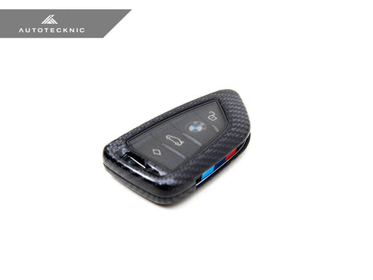 Kies-Motorsports AutoTecknic USA AutoTecknic Dry Carbon Remote Key Case - G87 M2 Black Carbon / Non-Vented Design