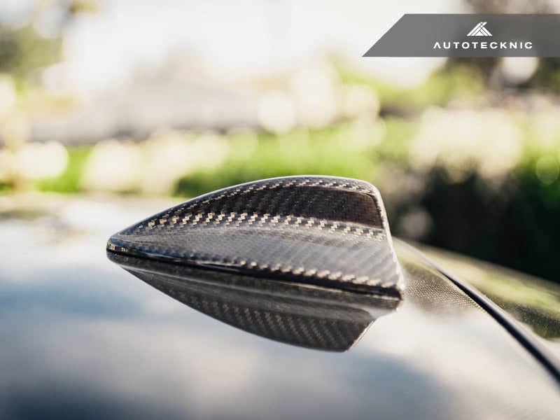 Kies-Motorsports AutoTecknic USA AutoTecknic Dry Carbon Roof Antenna Cover - E82 1-Series | E90 3-Series Sedan | E92 3-Series Coupe Including M3