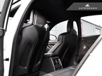 Kies-Motorsports AutoTecknic USA AutoTecknic Dry Carbon Seat Back Cover - F87 M2 Competition | F80 M3 | F82 M4