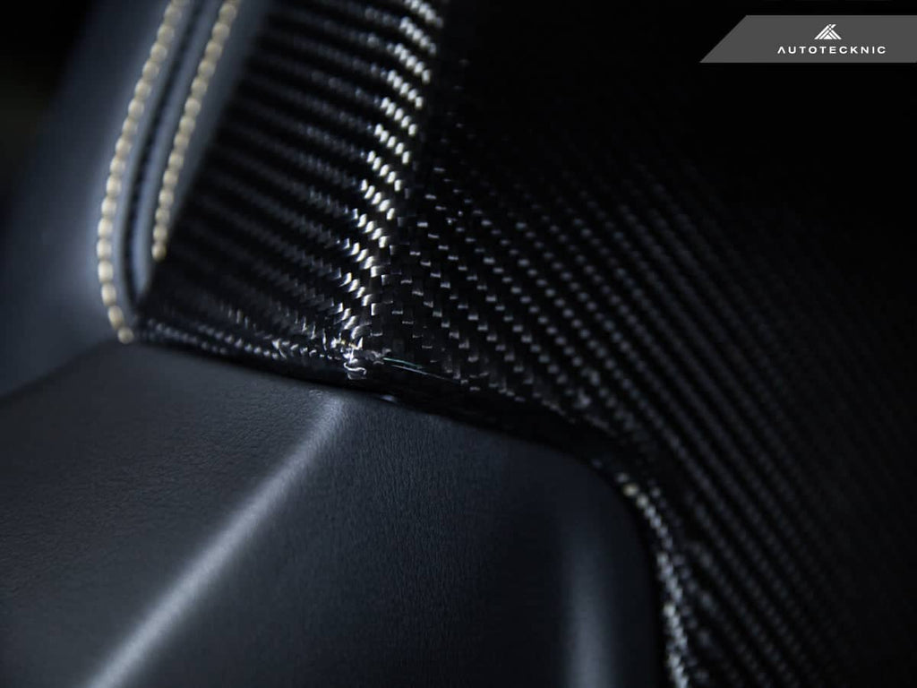 Kies-Motorsports AutoTecknic USA AutoTecknic Dry Carbon Seat Back Cover Set - F91/ F92/ F93 M8