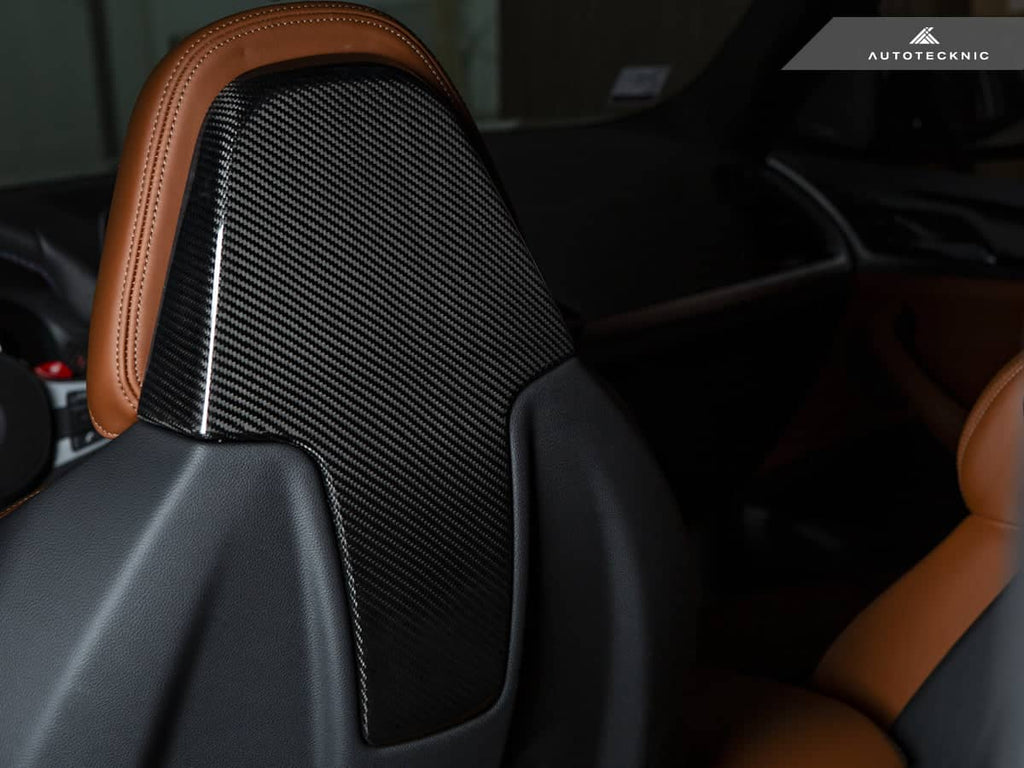 Kies-Motorsports AutoTecknic USA AutoTecknic Dry Carbon Seat Back Cover Set - F97 X3M | F98 X4M