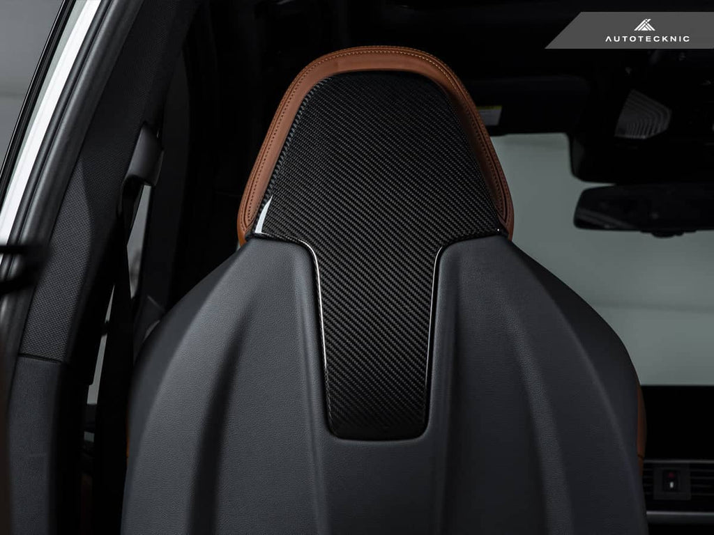 Kies-Motorsports AutoTecknic USA AutoTecknic Dry Carbon Seat Back Cover Set - F97 X3M | F98 X4M