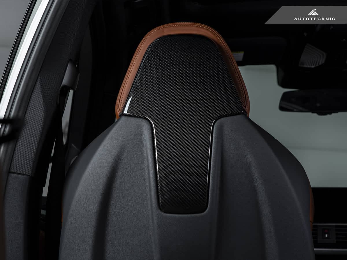Kies-Motorsports AutoTecknic USA AutoTecknic Dry Carbon Seat Back Cover Set - F97 X3M | F98 X4M