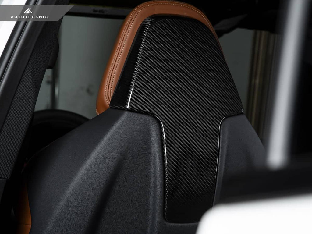 Kies-Motorsports AutoTecknic USA AutoTecknic Dry Carbon Seat Back Cover Set - F97 X3M | F98 X4M