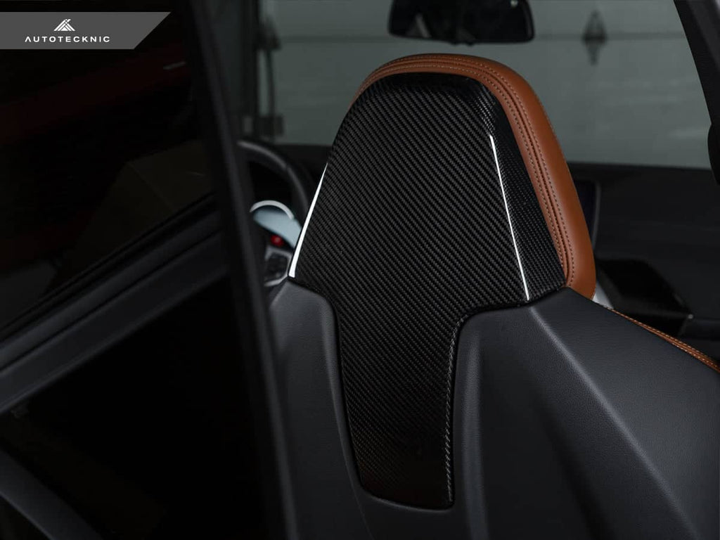 Kies-Motorsports AutoTecknic USA AutoTecknic Dry Carbon Seat Back Cover Set - F97 X3M | F98 X4M