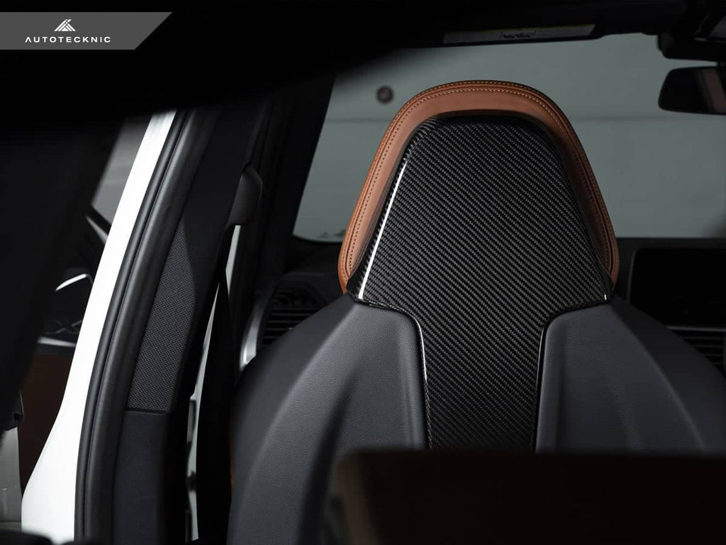Kies-Motorsports AutoTecknic USA AutoTecknic Dry Carbon Seat Back Cover Set - F97 X3M | F98 X4M