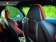 Kies-Motorsports AutoTecknic USA AutoTecknic Dry Carbon Seat Back Cover Set - F97 X3M | F98 X4M