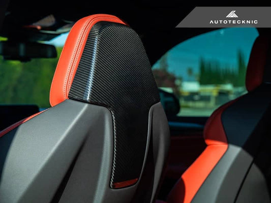 Kies-Motorsports AutoTecknic USA AutoTecknic Dry Carbon Seat Back Cover Set - F97 X3M | F98 X4M