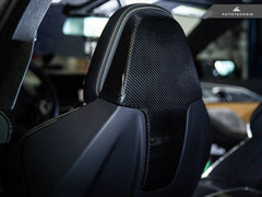 Kies-Motorsports AutoTecknic USA AutoTecknic Dry Carbon Seat Back Cover Set - G42 M240I G42 M240I xDrive (With Sport Seat - Not available in the US Market)