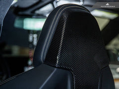 Kies-Motorsports AutoTecknic USA AutoTecknic Dry Carbon Seat Back Cover Set - G42 M240I G42 M240I xDrive (With Sport Seat - Not available in the US Market)