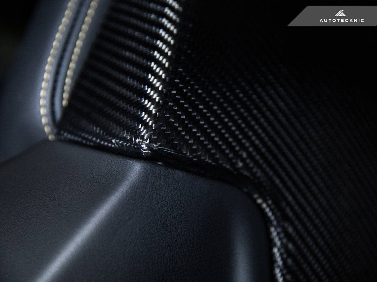 Kies-Motorsports AutoTecknic USA AutoTecknic Dry Carbon Seat Back Cover Set - G42 M240I G42 M240I xDrive (With Sport Seat - Not available in the US Market)