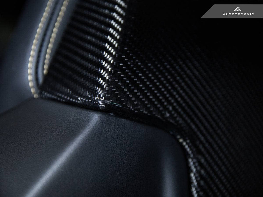 Kies-Motorsports AutoTecknic USA AutoTecknic Dry Carbon Seat Back Cover Set - G42 M240I G42 M240I xDrive (With Sport Seat - Not available in the US Market)