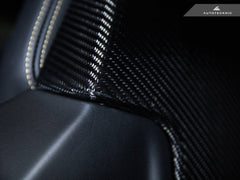 Kies-Motorsports AutoTecknic USA AutoTecknic Dry Carbon Seat Back Cover Set - G42 M240I G42 M240I xDrive (With Sport Seat - Not available in the US Market)