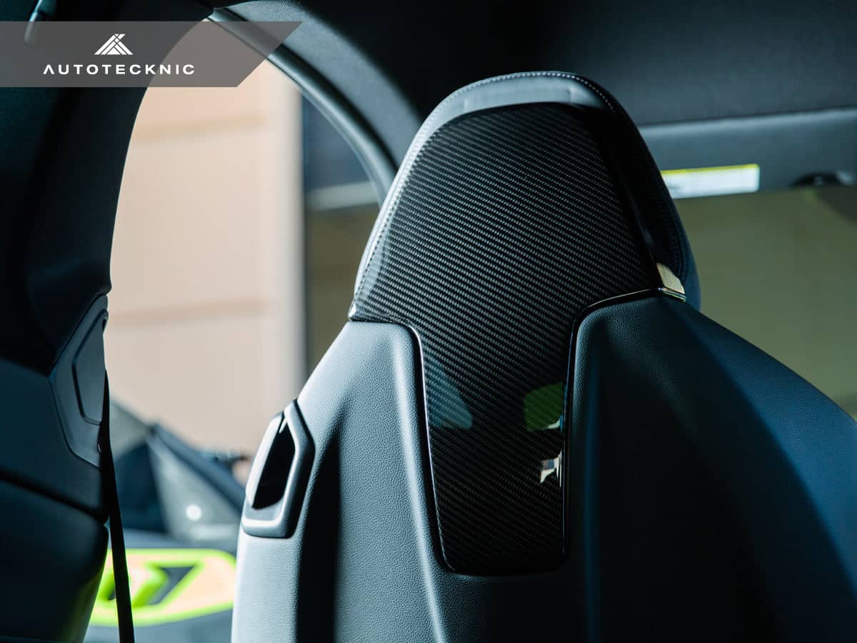 Kies-Motorsports AutoTecknic USA AutoTecknic Dry Carbon Seat Back Cover Set - G80 M3 | G82 M4