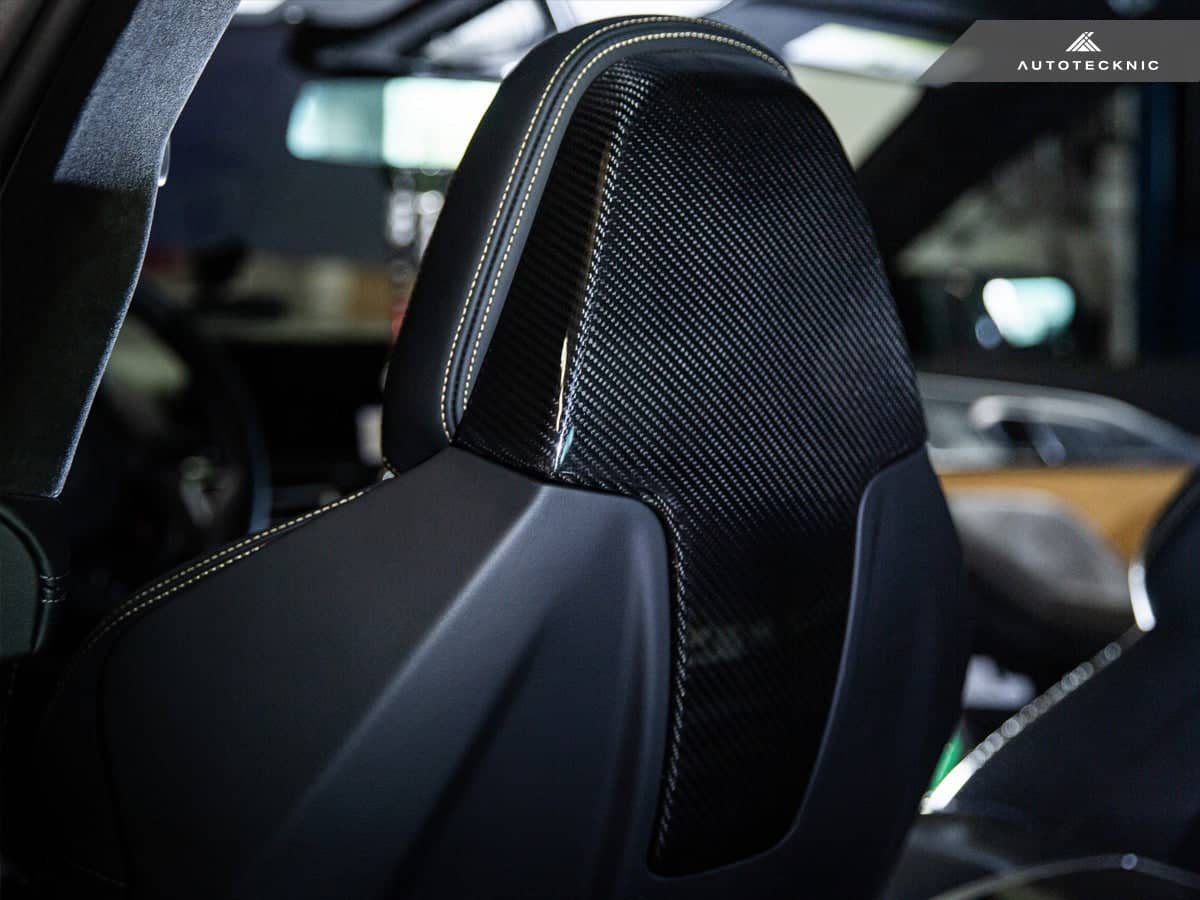 Kies-Motorsports AutoTecknic USA AutoTecknic Dry Carbon Seat Back Cover Set - G87 M2 G87 M2 (Comfort Seats)