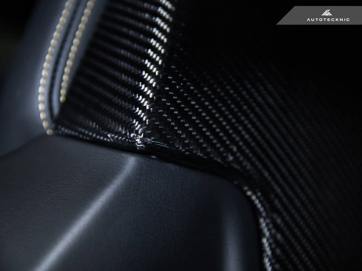 Kies-Motorsports AutoTecknic USA AutoTecknic Dry Carbon Seat Back Cover Set - G87 M2 G87 M2 (Comfort Seats)