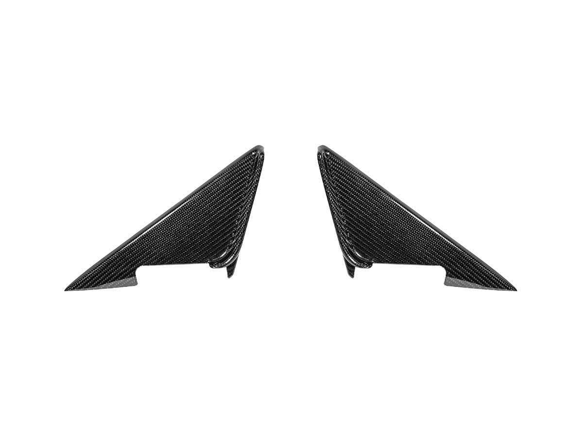Kies-Motorsports AutoTecknic USA AutoTecknic Dry Carbon Side Mirror Wind Deflector Set - BMW G87 M2