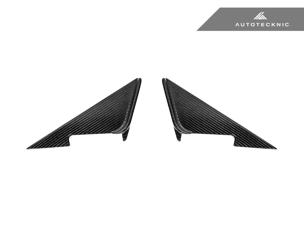 Kies-Motorsports AutoTecknic USA AutoTecknic Dry Carbon Side Mirror Wind Deflector Set - G87 M2