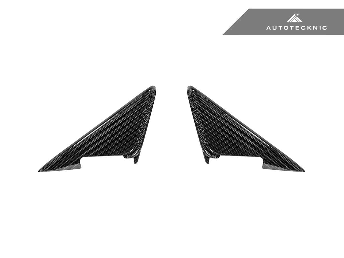 Kies-Motorsports AutoTecknic USA AutoTecknic Dry Carbon Side Mirror Wind Deflector Set - G87 M2 Main image