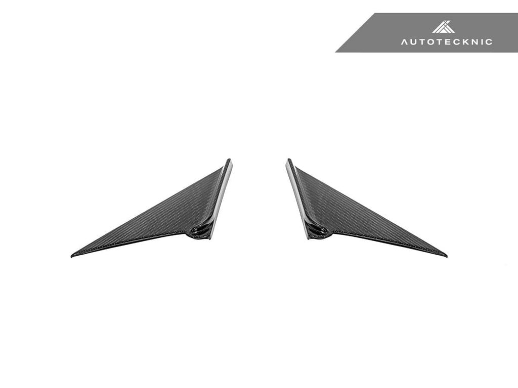 Kies-Motorsports AutoTecknic USA AutoTecknic Dry Carbon Side Mirror Wind Deflector Set - G90/ G99 M5