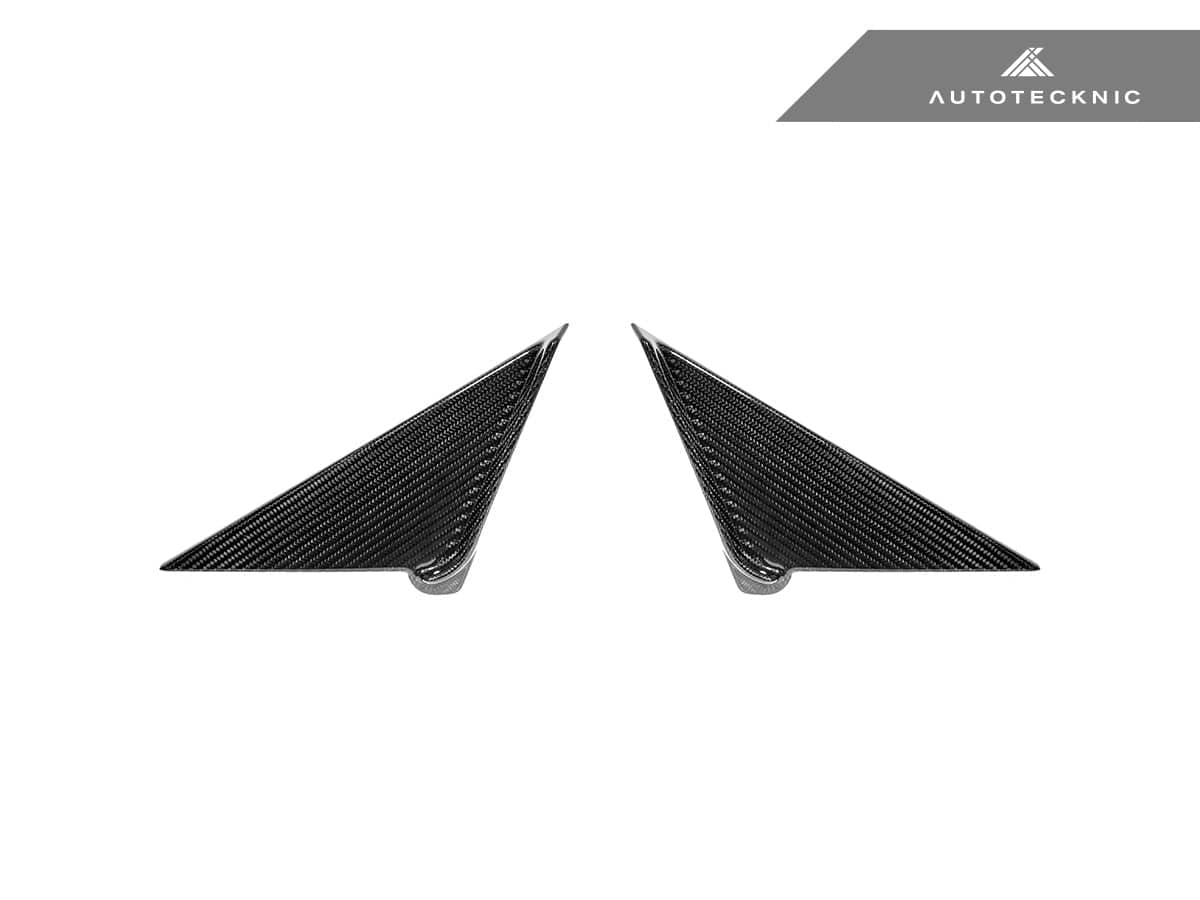 Kies-Motorsports AutoTecknic USA AutoTecknic Dry Carbon Side Mirror Wind Deflector Set - G90/ G99 M5