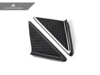 Kies-Motorsports AutoTecknic USA AutoTecknic Dry Carbon Side Mirror Wind Deflector Set - Porsche 911 (991) | 981 Boxster/Cayman | 718 (982)