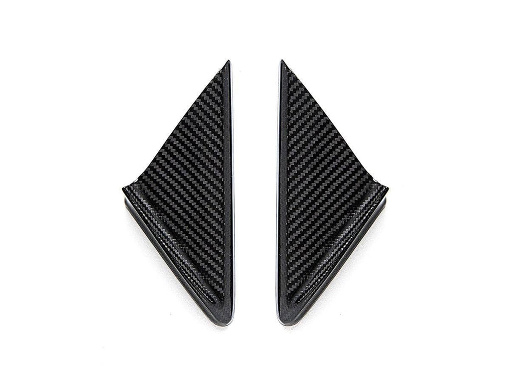 Kies-Motorsports AutoTecknic USA AutoTecknic Dry Carbon Side Mirror Wind Deflector Set - Porsche 911 (991) | 981 Boxster/Cayman | 718 (982)