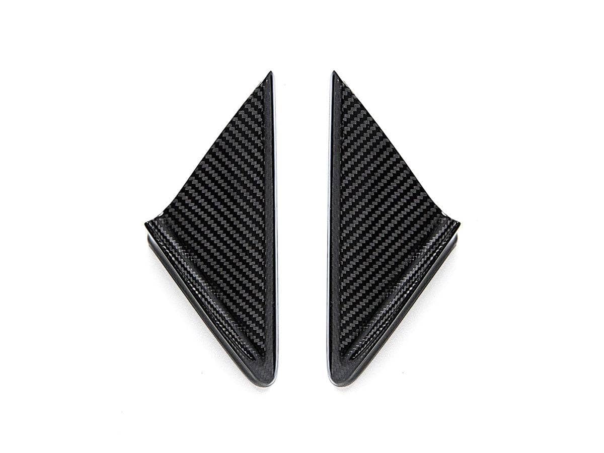 Kies-Motorsports AutoTecknic USA AutoTecknic Dry Carbon Side Mirror Wind Deflector Set - Porsche 911 (991) | 981 Boxster/Cayman | 718 (982)