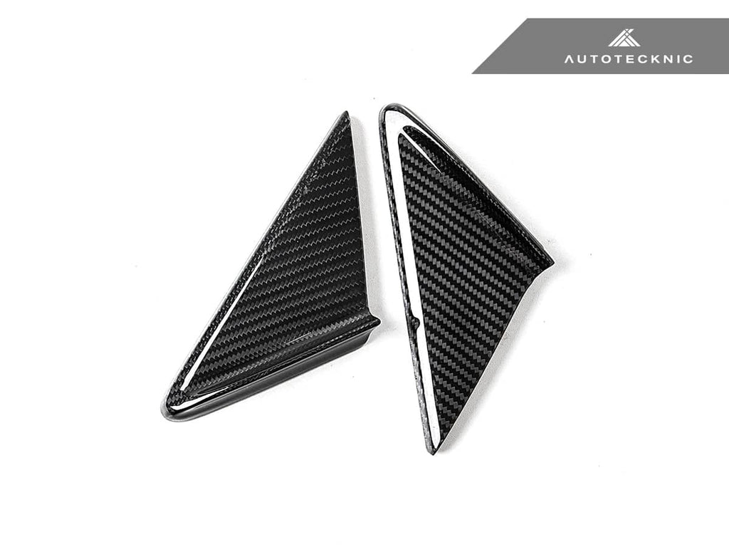 Kies-Motorsports AutoTecknic USA AutoTecknic Dry Carbon Side Mirror Wind Deflector Set - Porsche 991 | 981 | 718
