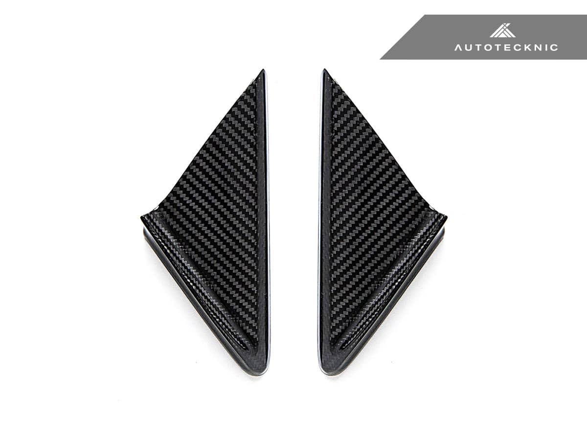 Kies-Motorsports AutoTecknic USA AutoTecknic Dry Carbon Side Mirror Wind Deflector Set - Porsche 991 | 981 | 718