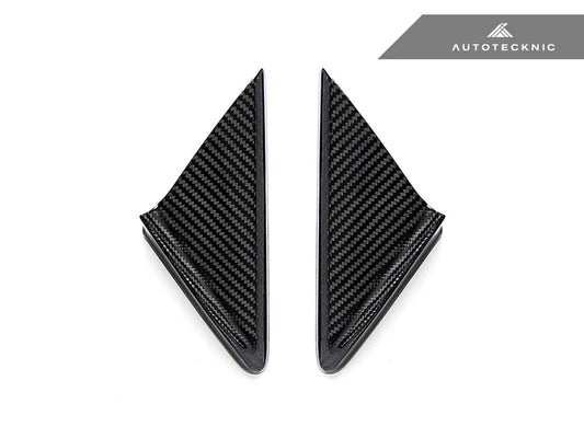 Kies-Motorsports AutoTecknic USA AutoTecknic Dry Carbon Side Mirror Wind Deflector Set - Porsche 991 | 981 | 718