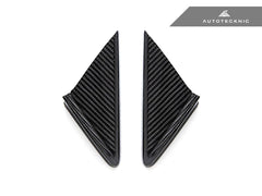 Kies-Motorsports AutoTecknic USA AutoTecknic Dry Carbon Side Mirror Wind Deflector Set - Porsche 991 | 981 | 718