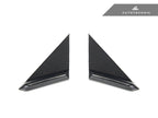 Kies-Motorsports AutoTecknic USA AutoTecknic Dry Carbon Side Mirror Wind Deflector Set - Porsche 992