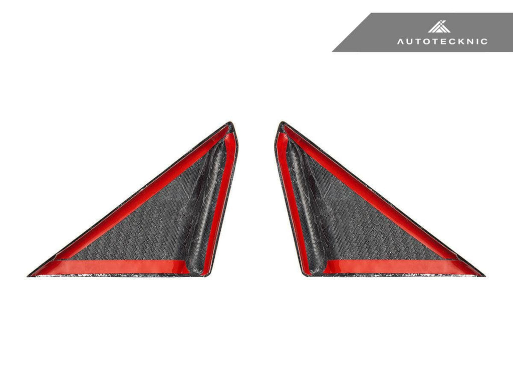 Kies-Motorsports AutoTecknic USA AutoTecknic Dry Carbon Side Mirror Wind Deflector Set - Porsche 992