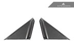 Kies-Motorsports AutoTecknic USA AutoTecknic Dry Carbon Side Mirror Wind Deflector Set - Porsche 992
