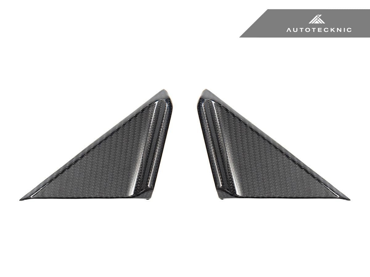 Kies-Motorsports AutoTecknic USA AutoTecknic Dry Carbon Side Mirror Wind Deflector Set - Porsche 992