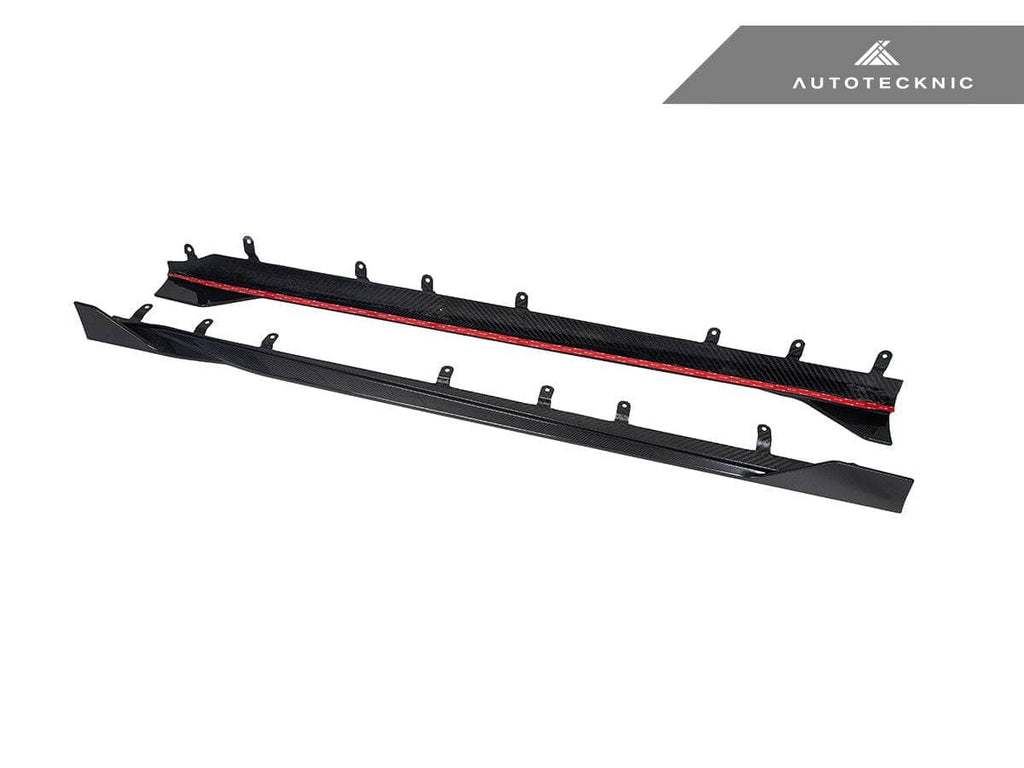 Kies-Motorsports AutoTecknic USA AutoTecknic Dry Carbon Side Skirt Extension Set - G87 M2 G87 M2
