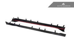Kies-Motorsports AutoTecknic USA AutoTecknic Dry Carbon Side Skirt Extension Set - G87 M2 G87 M2