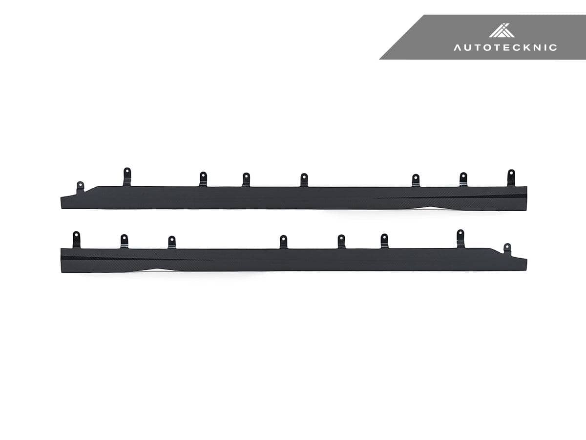 Kies-Motorsports AutoTecknic USA AutoTecknic Dry Carbon Side Skirt Extension Set - G87 M2 G87 M2