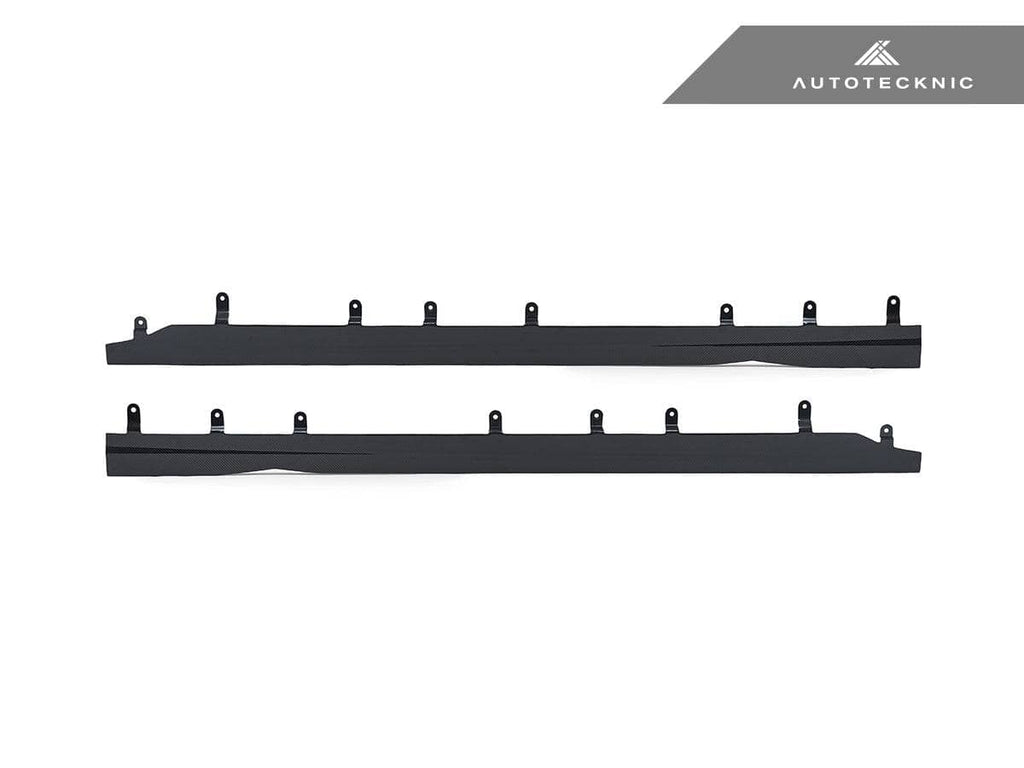 Kies-Motorsports AutoTecknic USA AutoTecknic Dry Carbon Side Skirt Extension Set - G87 M2 G87 M2