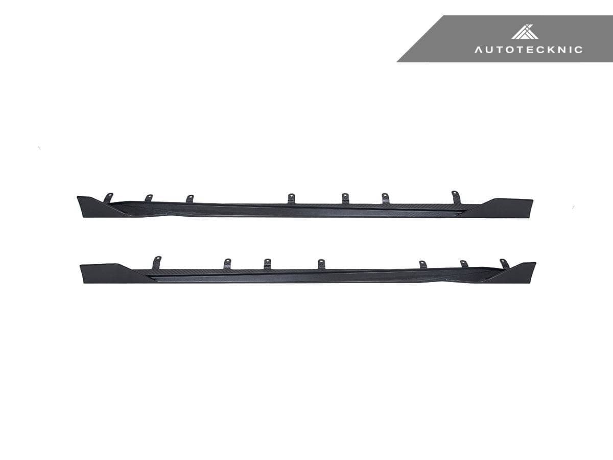 Kies-Motorsports AutoTecknic USA AutoTecknic Dry Carbon Side Skirt Extension Set - G87 M2 G87 M2