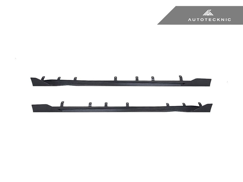Kies-Motorsports AutoTecknic USA AutoTecknic Dry Carbon Side Skirt Extension Set - G87 M2 G87 M2