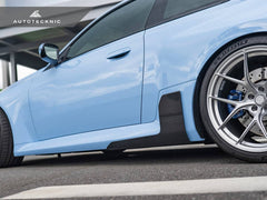 Kies-Motorsports AutoTecknic USA AutoTecknic Dry Carbon Side Skirt Winglet Set - G87 M2 G87 M2