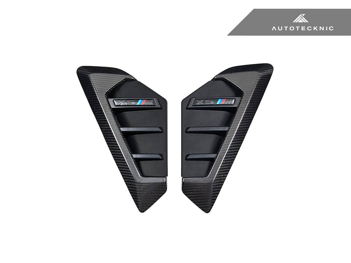 Kies-Motorsports AutoTecknic USA AutoTecknic Dry Carbon Side Vent Set - F95 X5M LCI