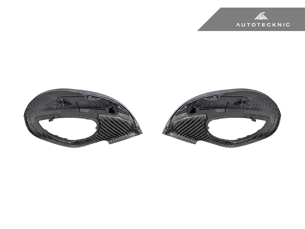 Kies-Motorsports AutoTecknic USA AutoTecknic Dry Carbon Sport Design Mirror Covers - Porsche 991 Turbo | GT3 | GT4