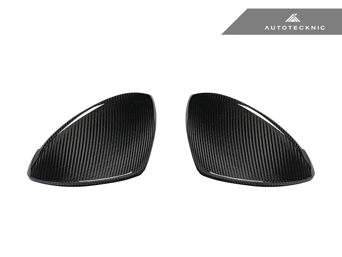 Kies-Motorsports AutoTecknic USA AutoTecknic Dry Carbon Sport Design Mirror Covers - Porsche 991 Turbo | GT3 | GT4